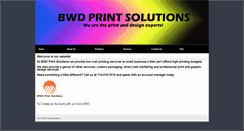 Desktop Screenshot of bwdprintsolutions.com